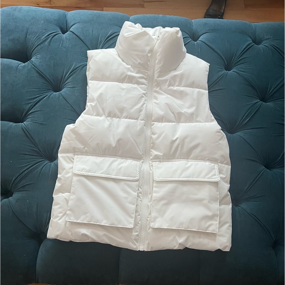 Garage Long Puffer Vest - Picture 1 of 4